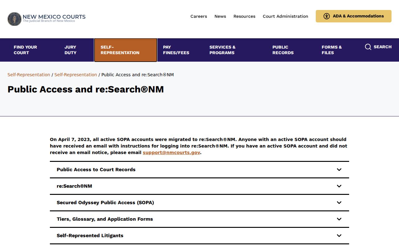 Torrance docket search public and registered access comparison