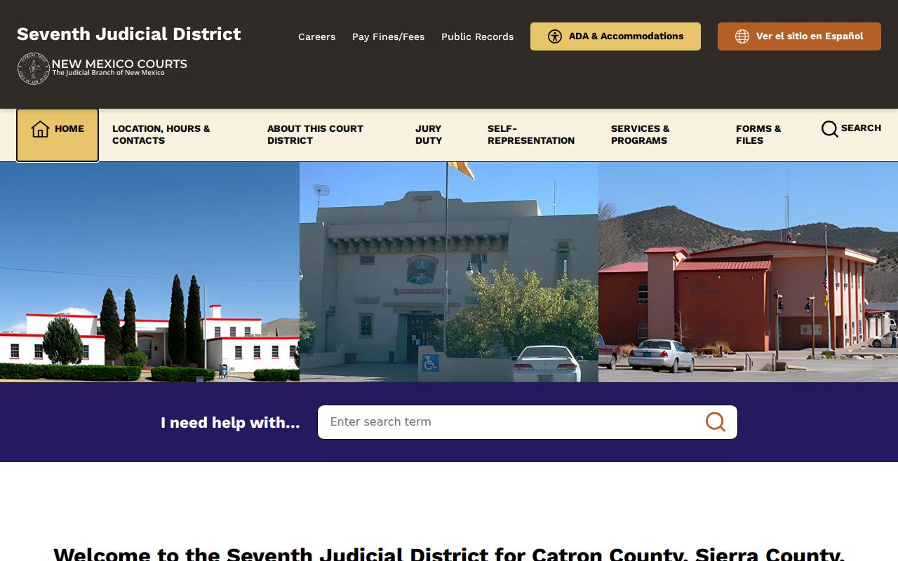 Torrance County court docket resources at the Seventh Judicial District